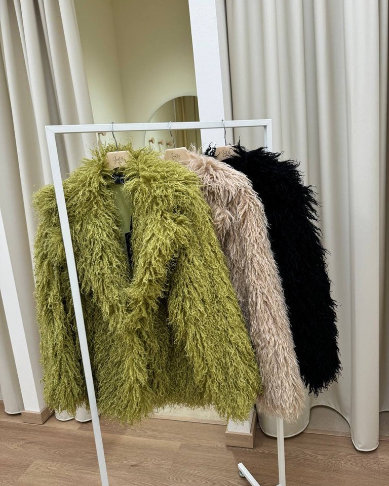 Eco pelliccia Lea lime Odì Odì Shop Online Eco pelliccia Lea lime Odì Odì