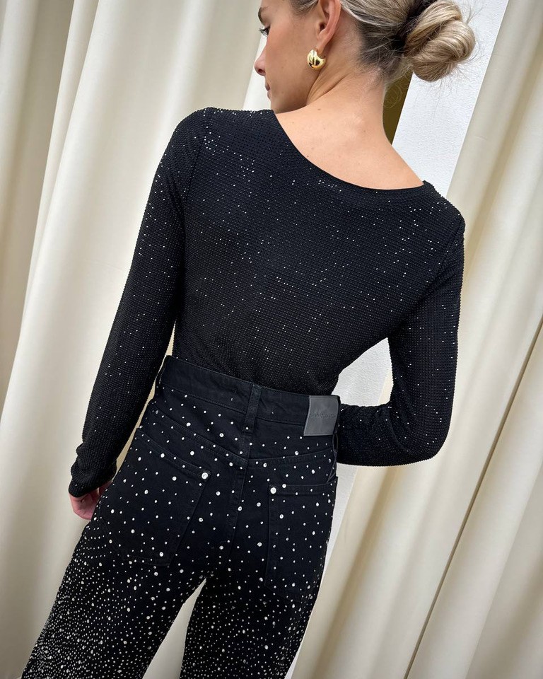 Body arches con strass nero Twentyfourhaitch Shop Online Body arches con strass nero Twentyfourhaitch