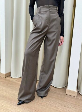 Shop Online Pantalone palazzo tortora Revise