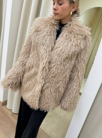 Eco pelliccia Lea beige Odì Odì Shop Online Eco pelliccia Lea beige Odì Odì