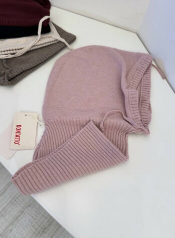 Shop Online Balaclava a coste rosa pastello Kontatto