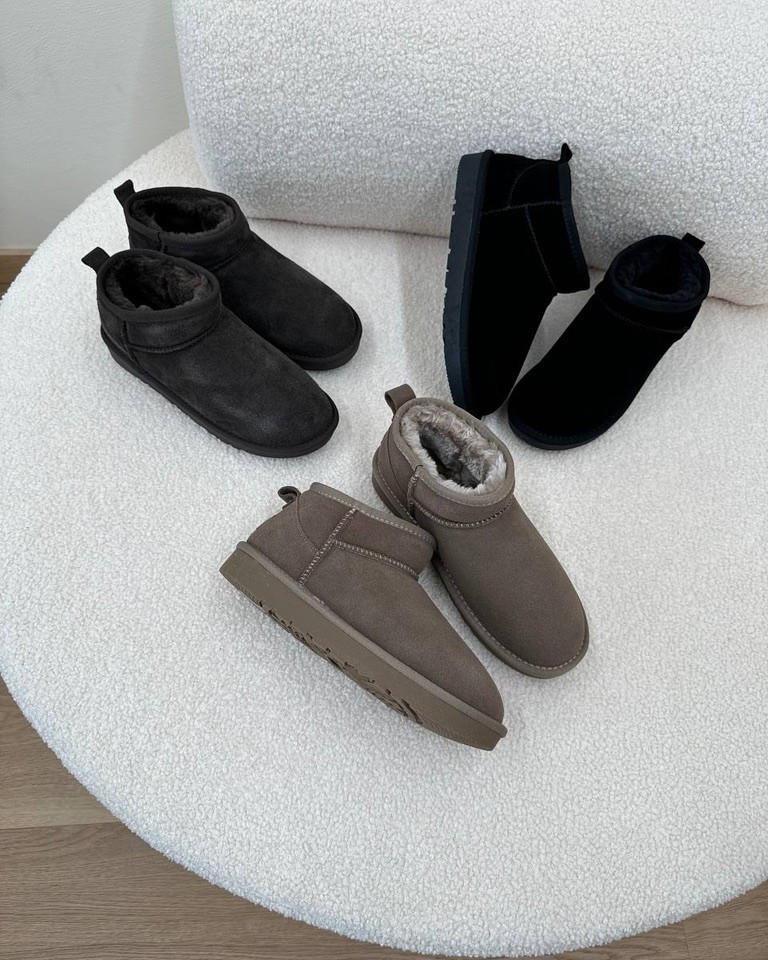 Stivaletto mini in suede nero Ovyè Shop Online Stivaletto mini in suede nero Ovyè