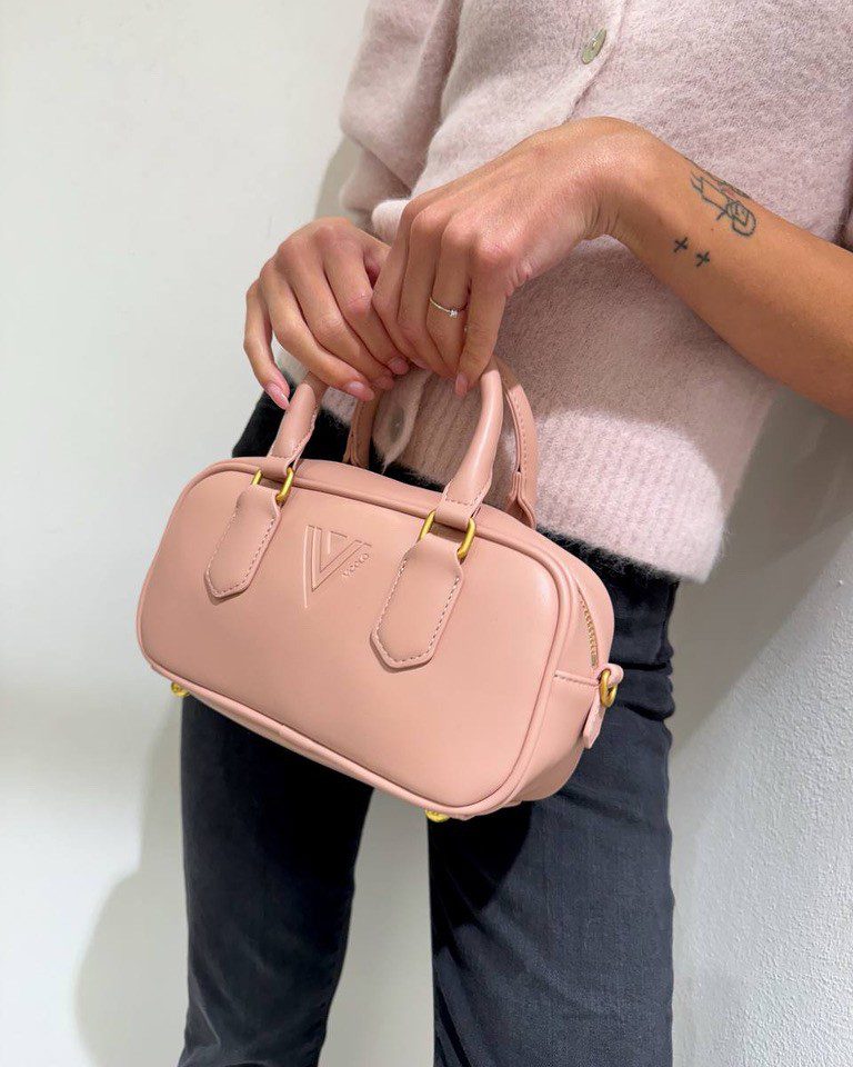 Borsa mini Strike rosa cipria Vicolo Shop Online Borsa mini Strike rosa cipria Vicolo