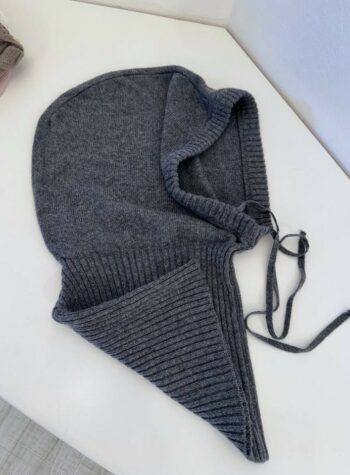 Balaclava a coste grigio Kontatto Shop Online Balaclava a coste grigio Kontatto