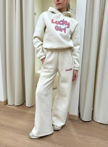Shop Online Completo in felpa pantalone e felpa burro Leosmile