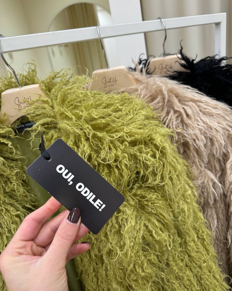 Eco pelliccia Lea lime Odì Odì Shop Online Eco pelliccia Lea lime Odì Odì