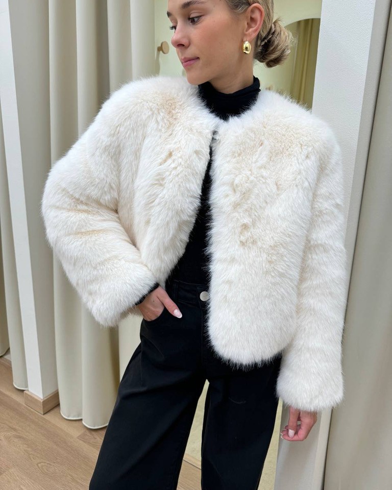 Eco pelliccia sabrina burro Odì Odì Shop Online Eco pelliccia sabrina burro Odì Odì