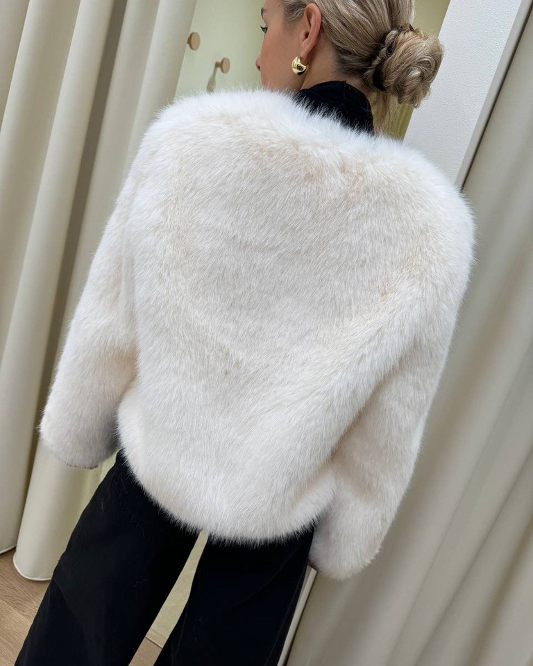 Eco pelliccia sabrina burro Odì Odì Shop Online Eco pelliccia sabrina burro Odì Odì