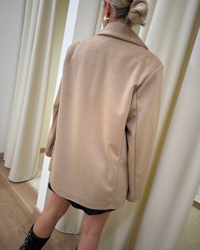 Cappottino over cammello un bottone HaveOne Shop Online Cappottino over cammello un bottone HaveOne