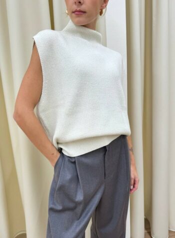 Gilet oversize burro con micro paillettes HaveOne Shop Online Gilet oversize burro con micro paillettes HaveOne