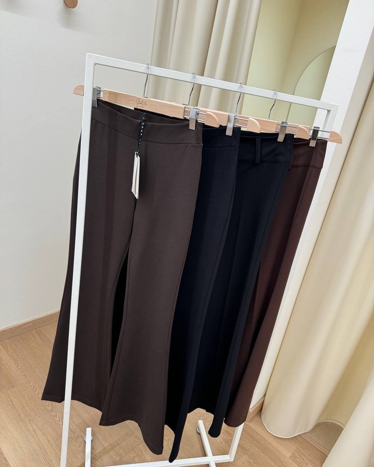Pantalone cioccolato punto milano zampetta HaveOne Shop Online Pantalone cioccolato punto milano zampetta HaveOne