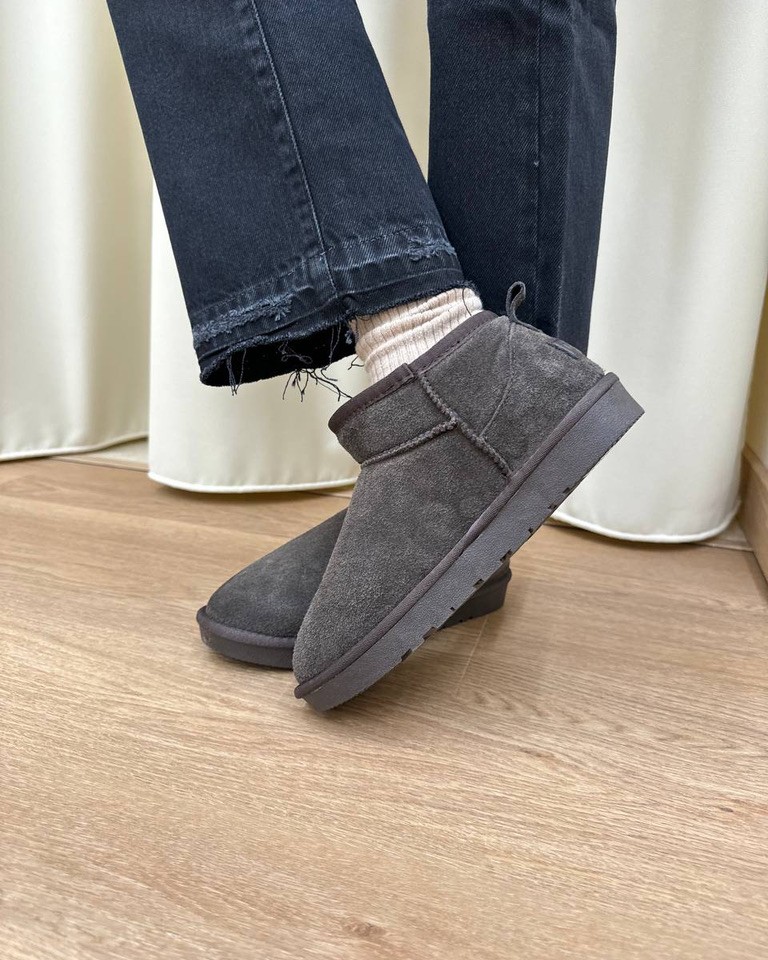 Stivaletto mini in suede moro Ovyè Shop Online Stivaletto mini in suede moro Ovyè