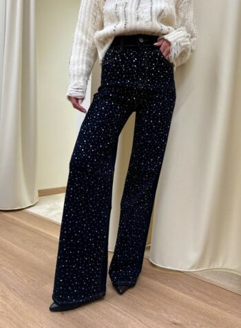 Shop Online Jeans dritto Corbara con strass Odì Odì