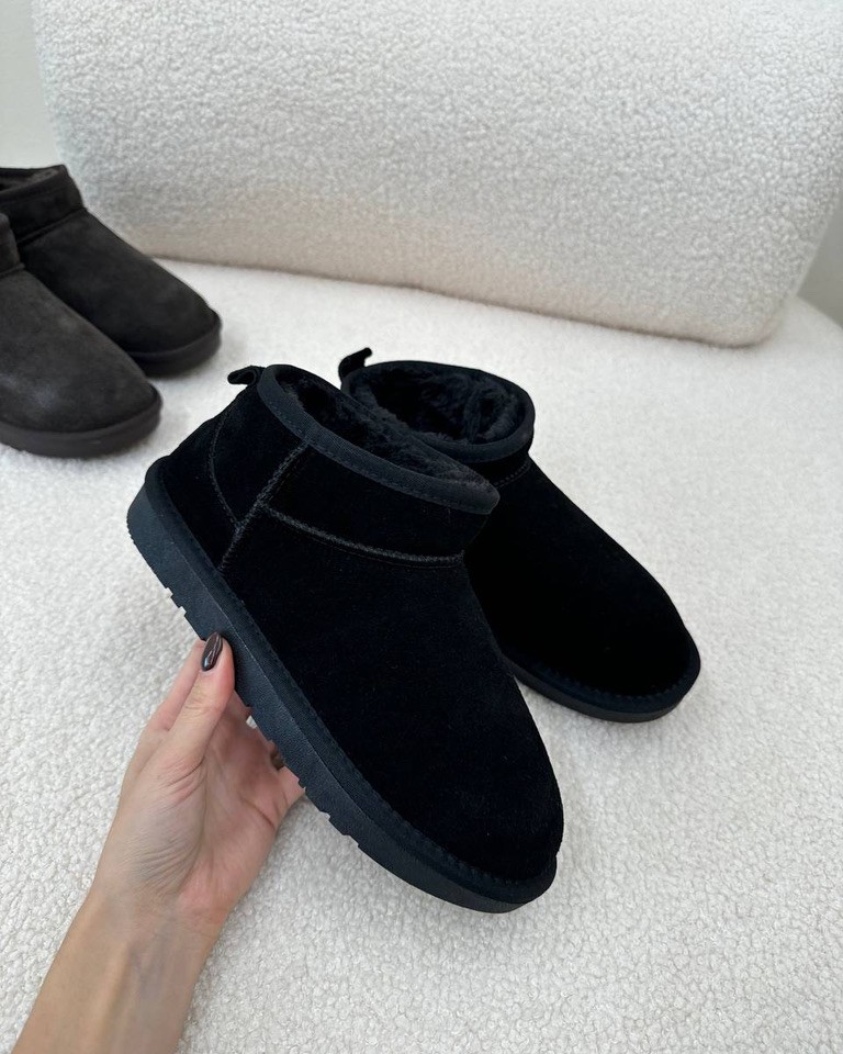 Stivaletto mini in suede nero Ovyè Shop Online Stivaletto mini in suede nero Ovyè
