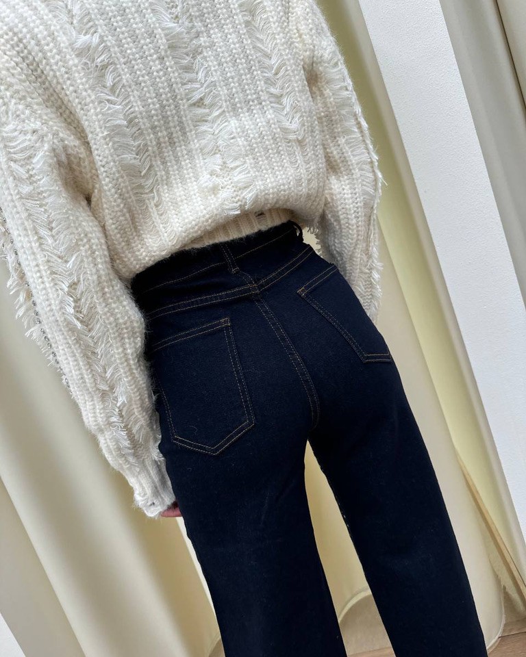 Jeans dritto Corbara con strass Odì Odì Shop Online Jeans dritto Corbara con strass Odì Odì