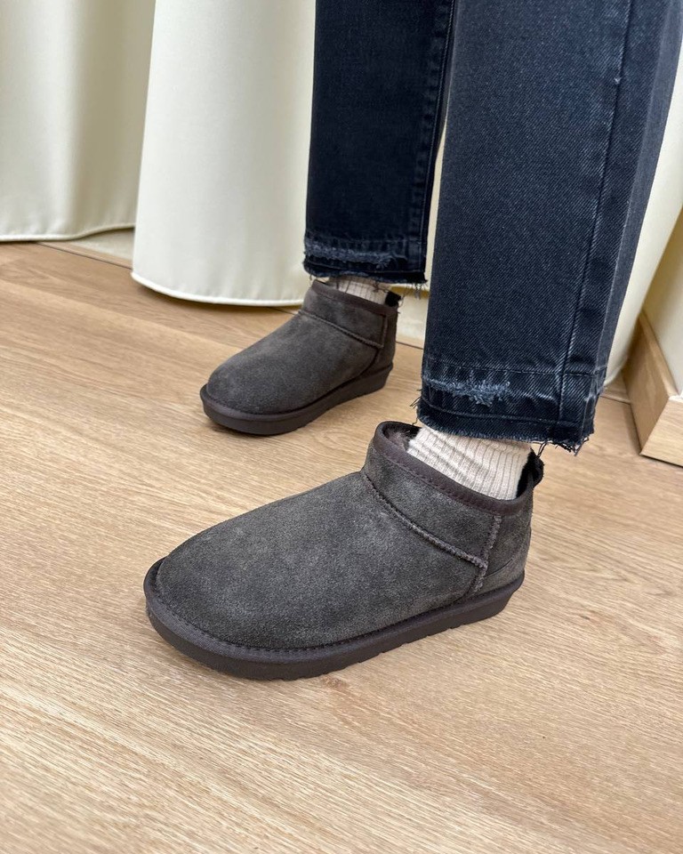 Stivaletto mini in suede moro Ovyè Shop Online Stivaletto mini in suede moro Ovyè