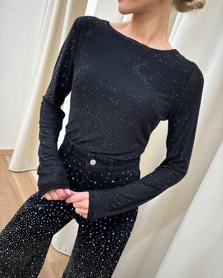 Body arches con strass nero Twentyfourhaitch Shop Online Body arches con strass nero Twentyfourhaitch