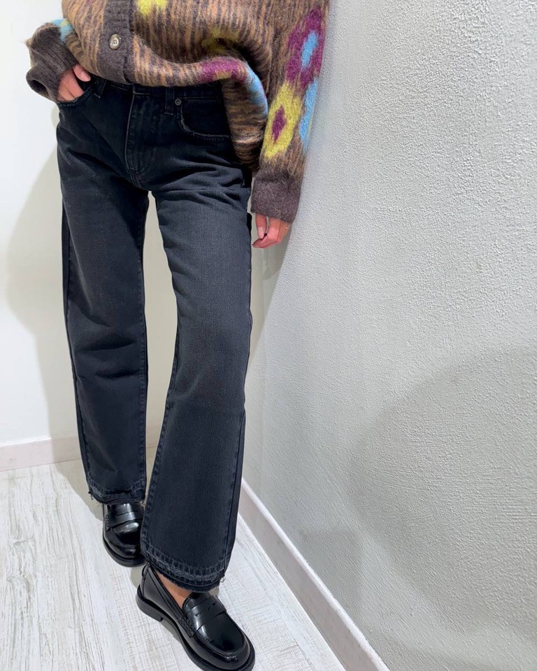 Jeans Zeke nero dritto Vicolo Shop Online Jeans Zeke nero dritto Vicolo