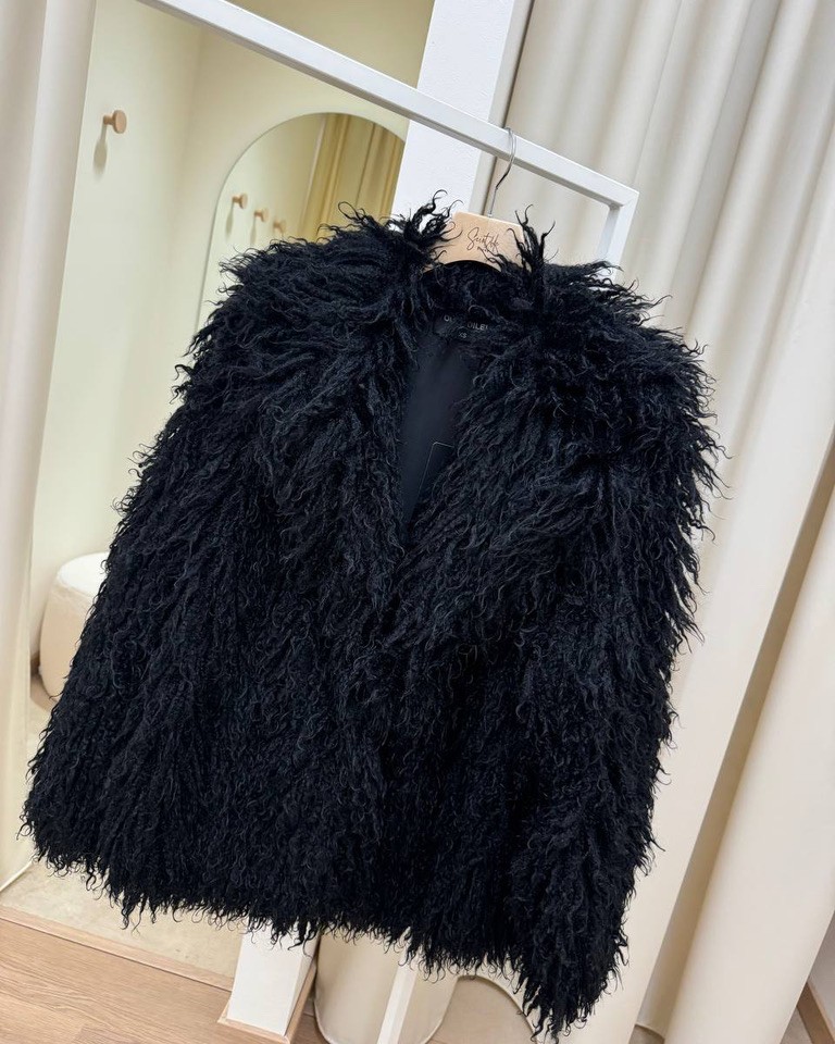 Eco pelliccia Lea nera Odì Odì Shop Online Eco pelliccia Lea nera Odì Odì