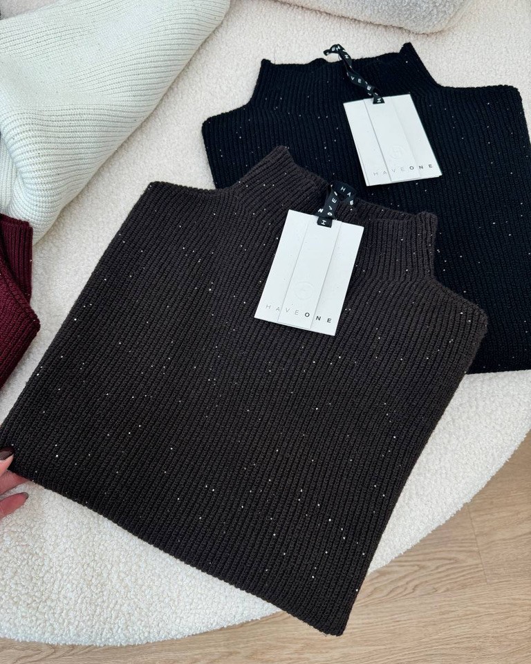 Gilet oversize moro con micro paillettes HaveOne Shop Online Gilet oversize moro con micro paillettes HaveOne