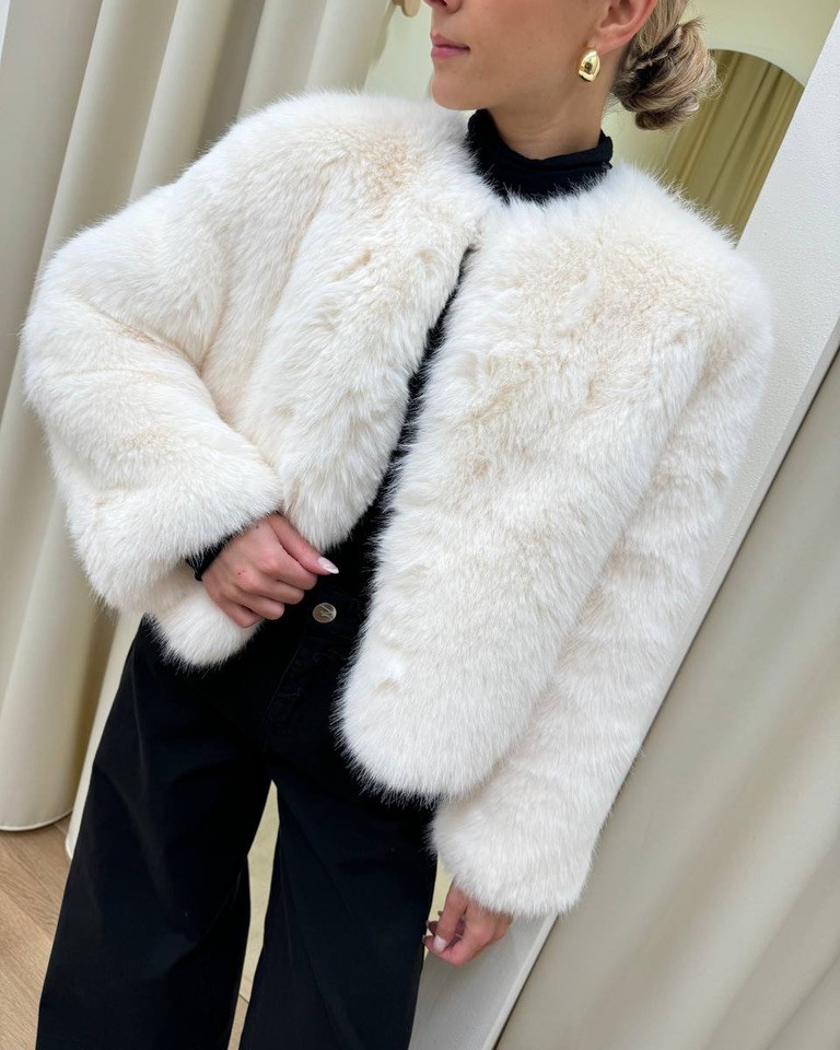 Eco pelliccia sabrina burro Odì Odì Shop Online Eco pelliccia sabrina burro Odì Odì
