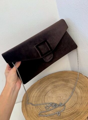 Shop Online Pochette beid in velluto moro Twentyfourhaitch