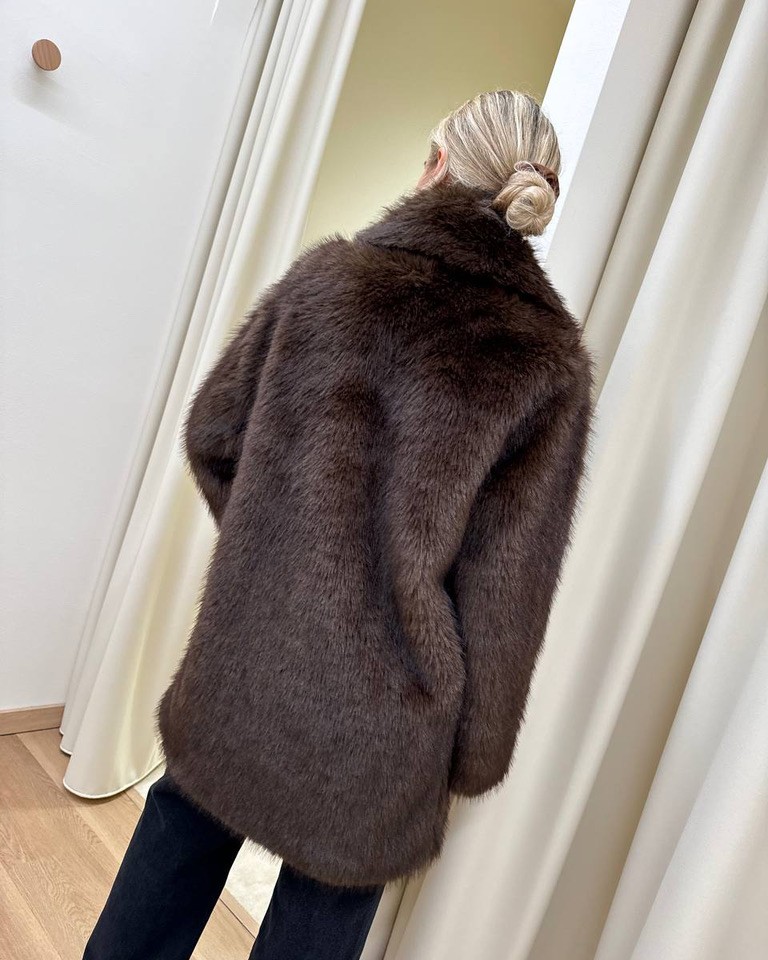 Cappotto pelliccia moro rever HaveOne Shop Online Cappotto pelliccia moro rever HaveOne