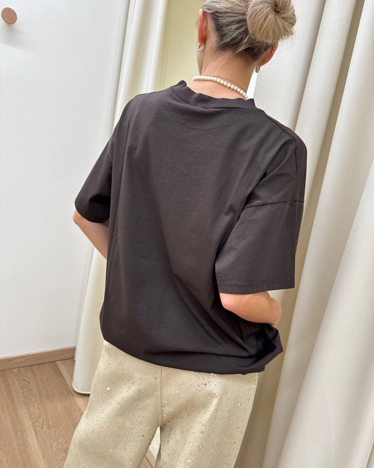 T-shirt oversize moro stampa orsetto Vicolo Shop Online T-shirt oversize moro stampa orsetto Vicolo