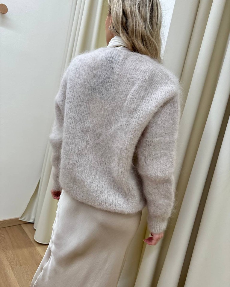 Cardigan ampio in mohair beige HaveOne Shop Online Cardigan ampio in mohair beige HaveOne