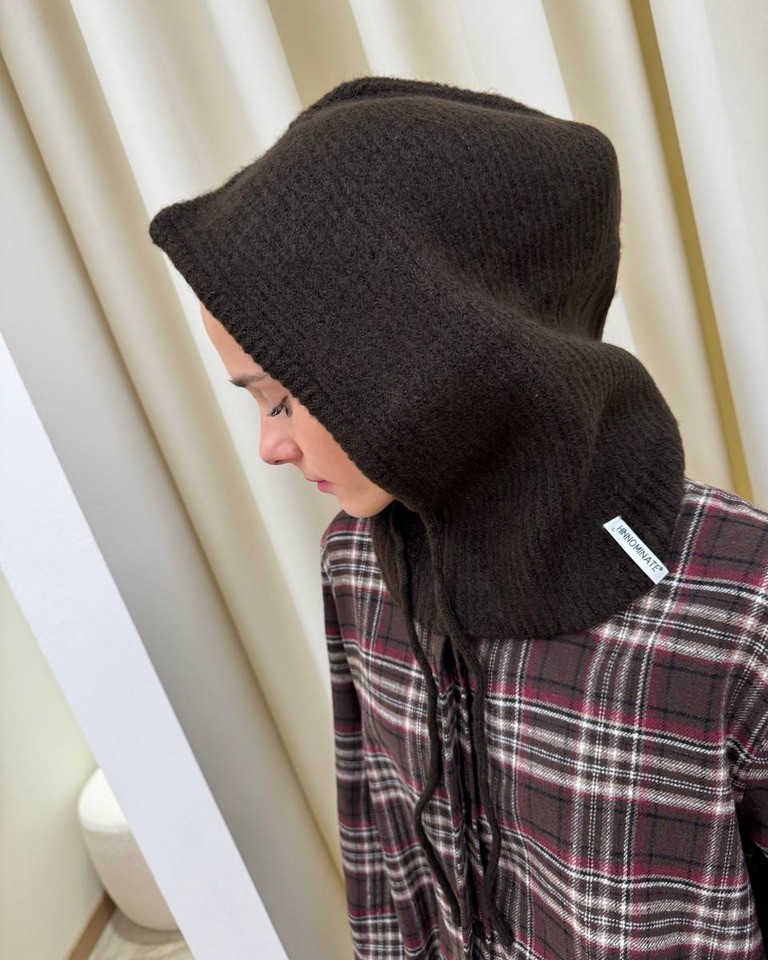 Balaclava in maglia moro Hinnominate Shop Online Balaclava in maglia moro Hinnominate