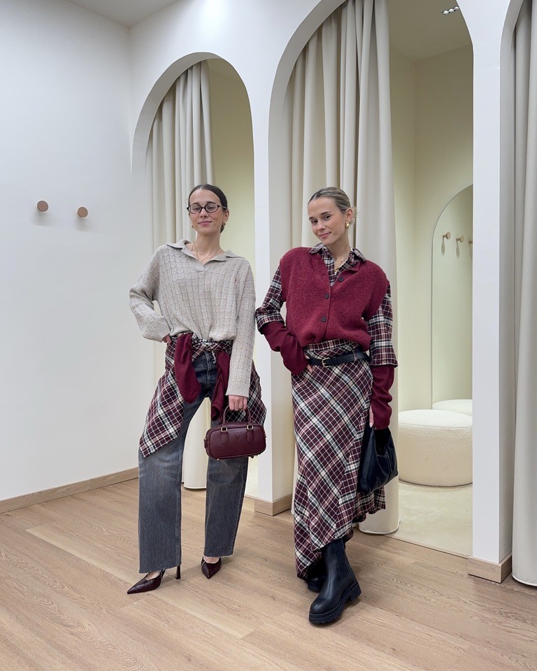 Outfit Carli: layering check! Shop Online Outfit Carli: layering check!