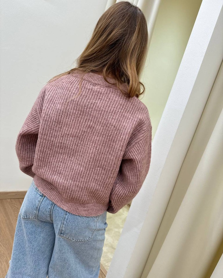 Maglione scatoletta rosa Name It Shop Online Maglione scatoletta rosa Name It