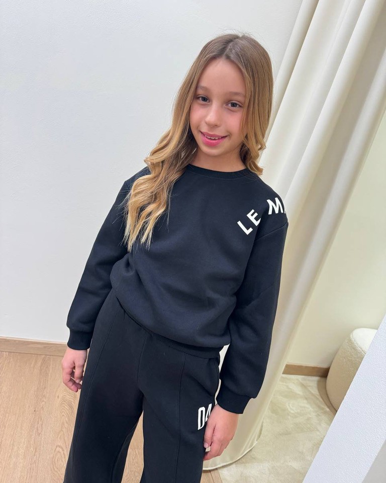 Felpa girocollo nera Name It Shop Online Felpa girocollo nera Name It