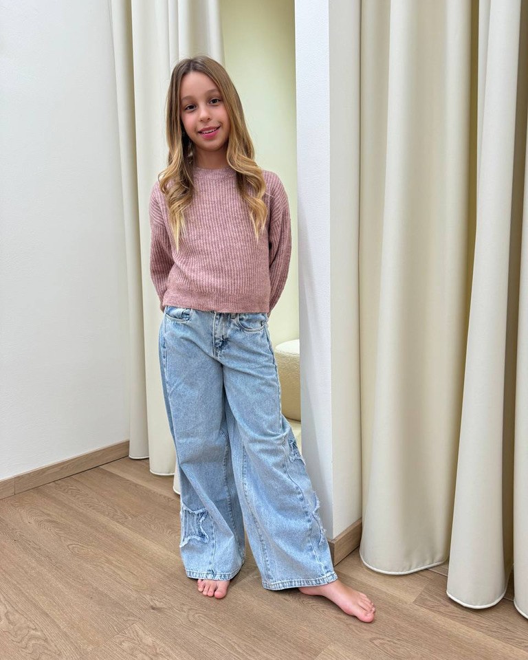 Maglione scatoletta rosa Name It Shop Online Maglione scatoletta rosa Name It