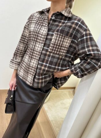 Shop Online Camicia scatoletta check moro Kontatto