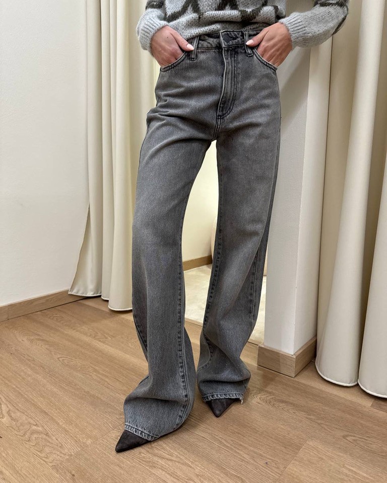 Jeans Zeno grigio con glitter Vicolo Shop Online Jeans Zeno grigio con glitter Vicolo