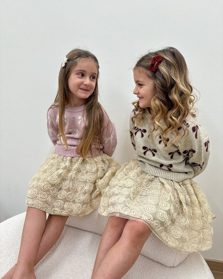 Minigonna in tulle beige con rose in rilievo Name It Shop Online Minigonna in tulle beige con rose in rilievo Name It