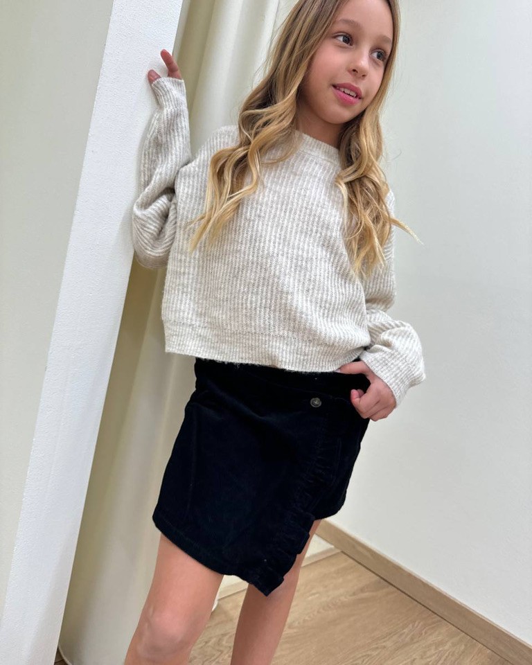 Gonna pantaloncino nero in velluto Name it Shop Online Gonna pantaloncino nero in velluto Name it