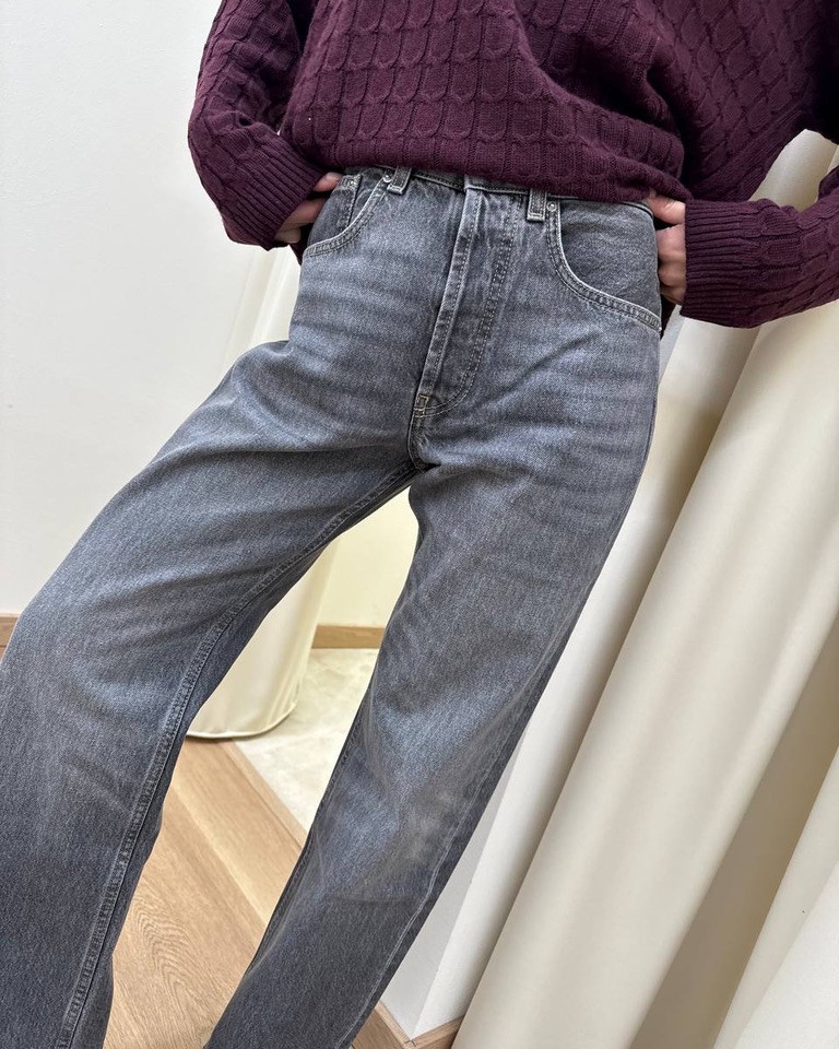 Jeans Emy dritto grigio Vicolo Shop Online Jeans Emy dritto grigio Vicolo