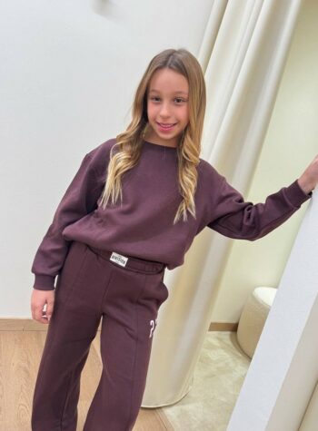 Shop Online Felpa girocollo bordeaux Name It