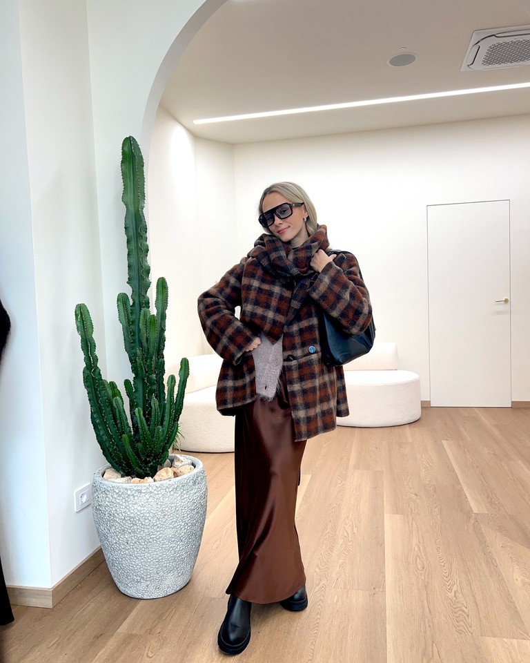 Inverno raffinato: quadri & satin Shop Online Inverno raffinato: quadri & satin