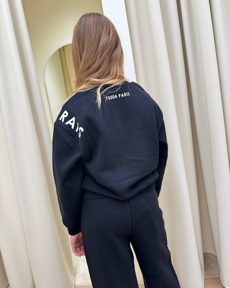 Felpa girocollo nera Name It Shop Online Felpa girocollo nera Name It