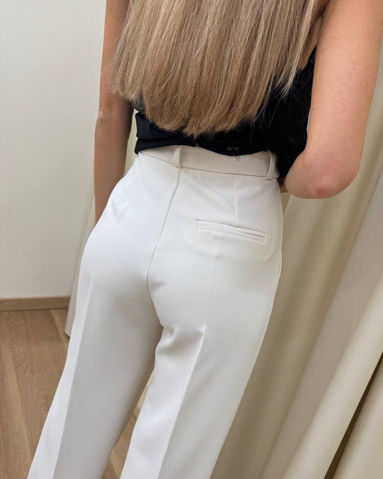 Pantalone palazzo burro HaveOne Shop Online Pantalone palazzo burro HaveOne