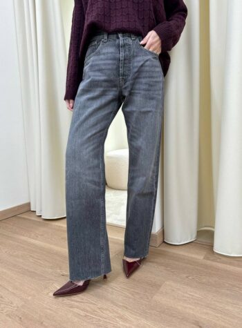 Shop Online Jeans Emy dritto grigio Vicolo