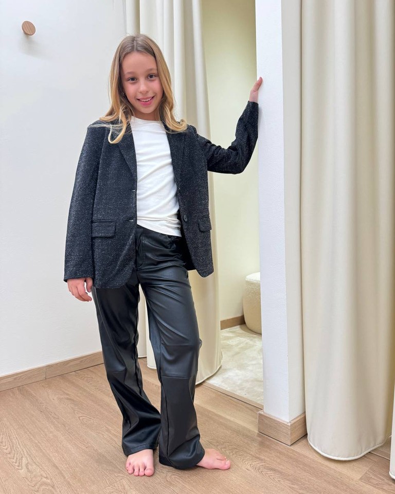 Giacca nera un bottone con lurex Name It Shop Online Giacca nera un bottone con lurex Name It