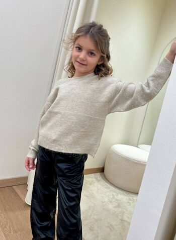 Shop Online Maglione beige con paillettes e fiocchi Name It