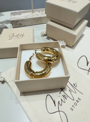 Shop Online Orecchini maxi campanella dorati