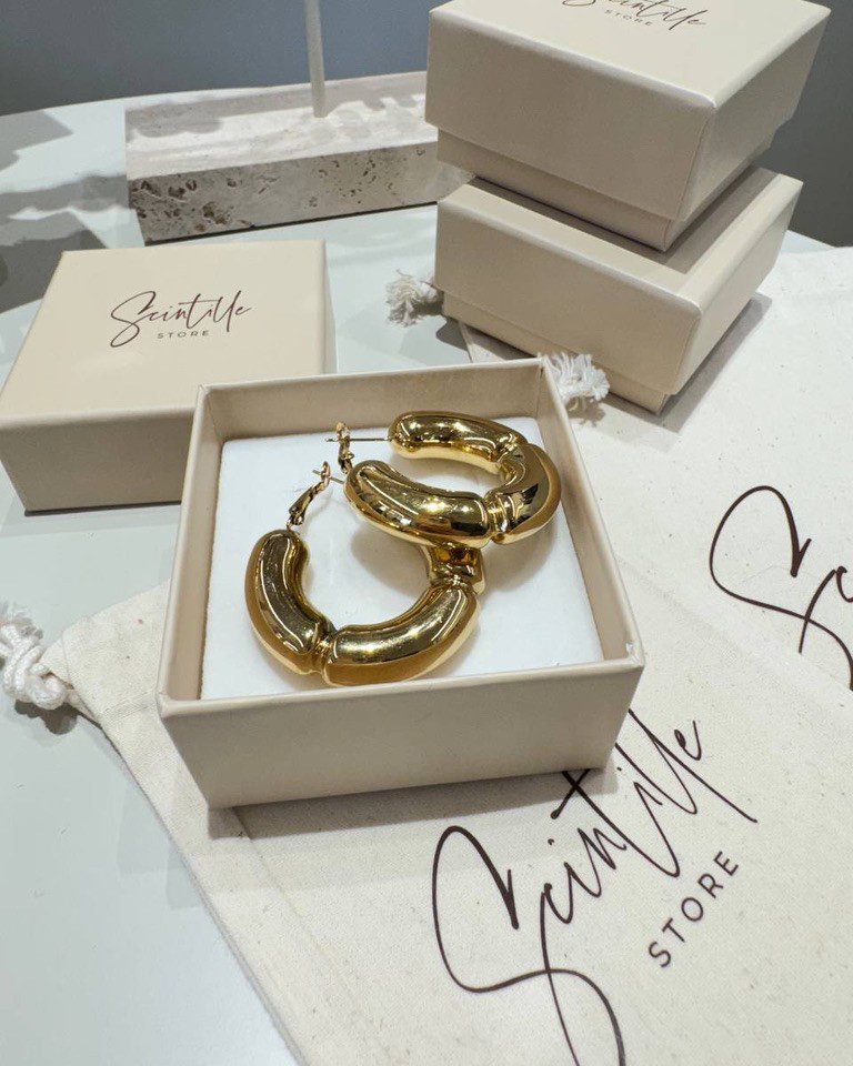 Orecchini maxi campanella dorati Shop Online Orecchini maxi campanella dorati