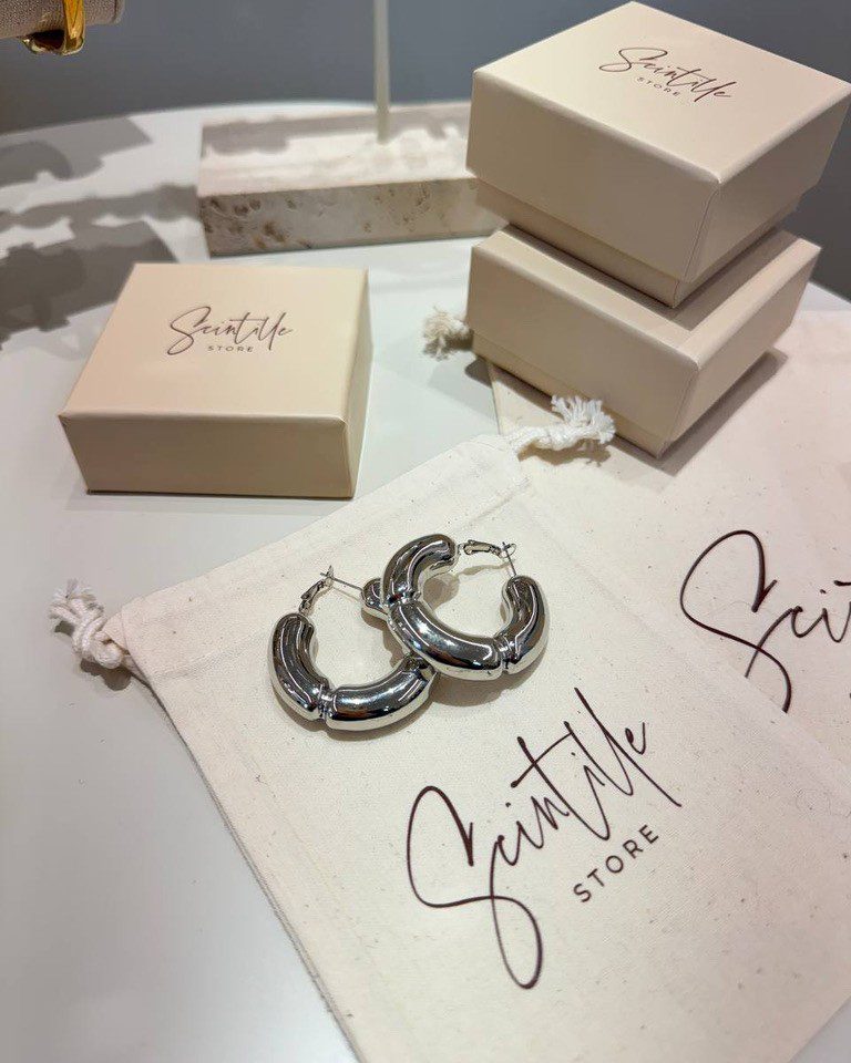 Orecchini maxi campanella argento Shop Online Orecchini maxi campanella argento