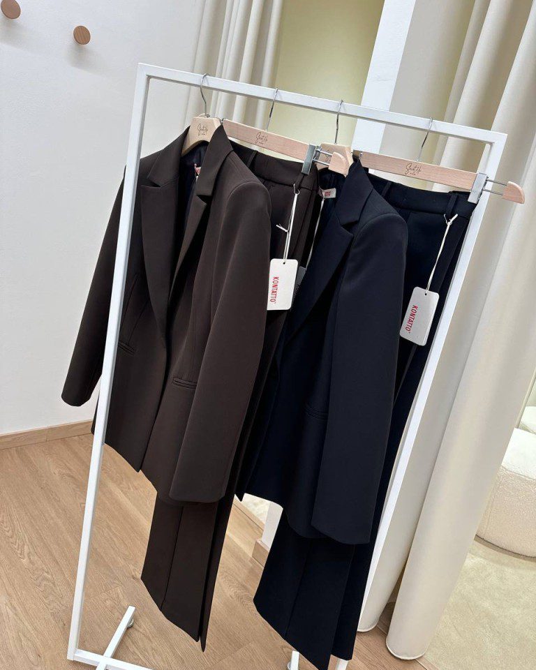 Pantalone flare moro con piega Kontatto Shop Online Pantalone flare moro con piega Kontatto